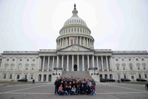 Students visit Washington D.C. on GWOT Tour
